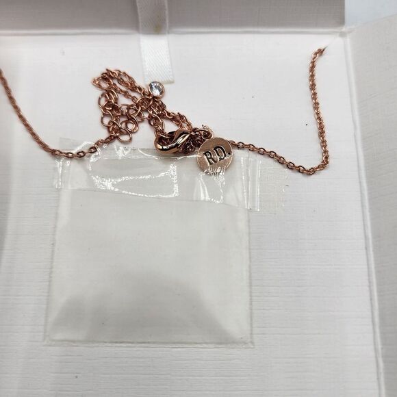 Rae Dunn 14k gold plated heart necklace - Picture 2 of 2